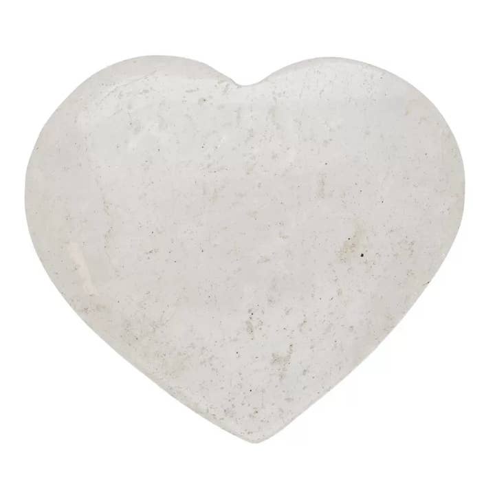 Polished Quartz Heart for wholesale by Vives de la Cortada S.L