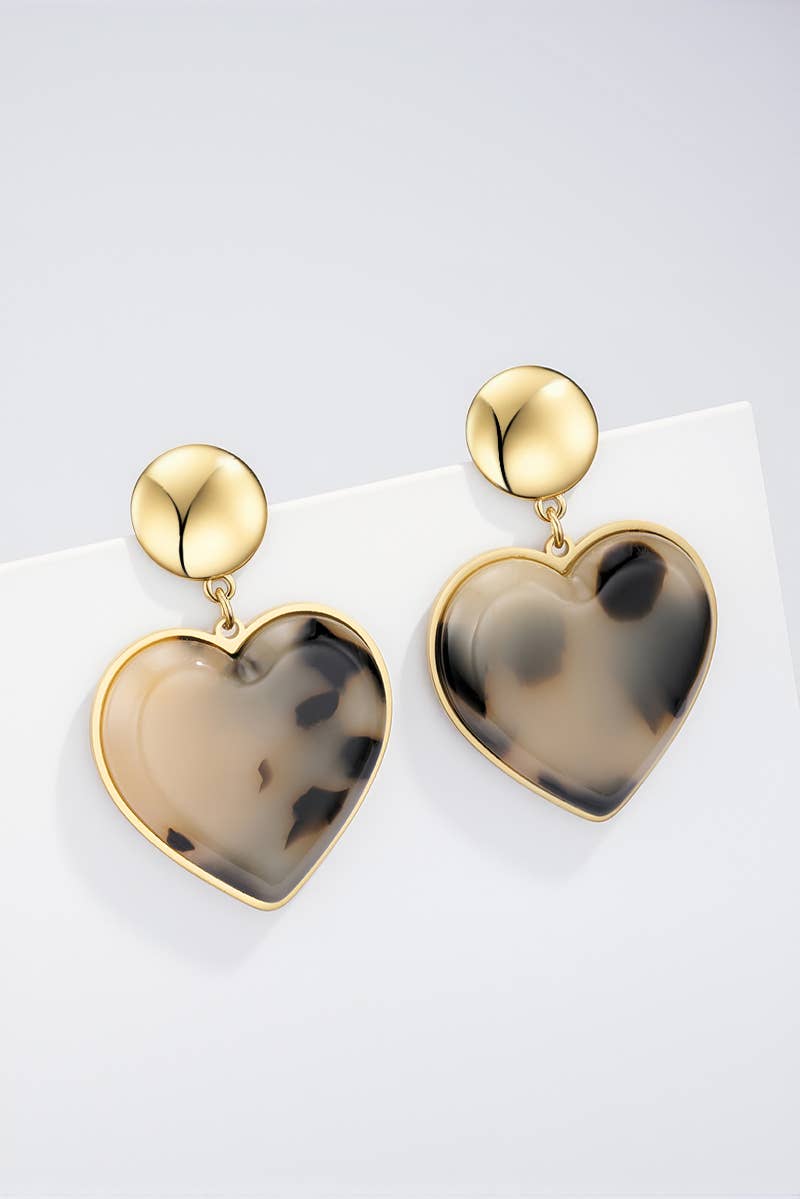 Gold Stainless steel earrings 124RX192 for wholesale on Faire3
