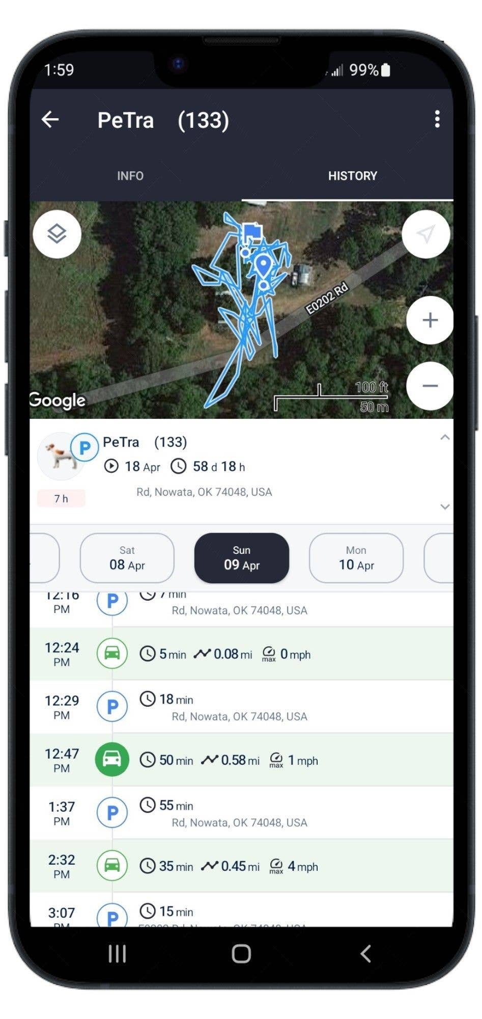 Naomi's Happy Place Shop - Venta al por mayor Collar - Gatos y perros - Mantén a tu mascota segura con el dispositivo de rastreo GPS para collar de perro + aplicación para teléfono Tamaño:M17