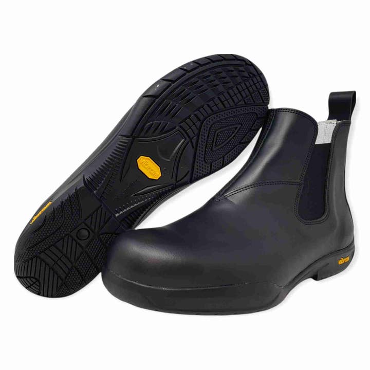 190 Black Motorcycle Boot for wholesale by Calzaturificio Caltavuturese