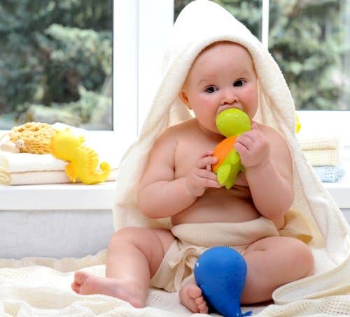 CaaOcho Natural Rubber Toys - Wholesale Bath Toy - Baby - Natural Rubber Turtle Non-Toxic Bath Toy, Mold-free design5