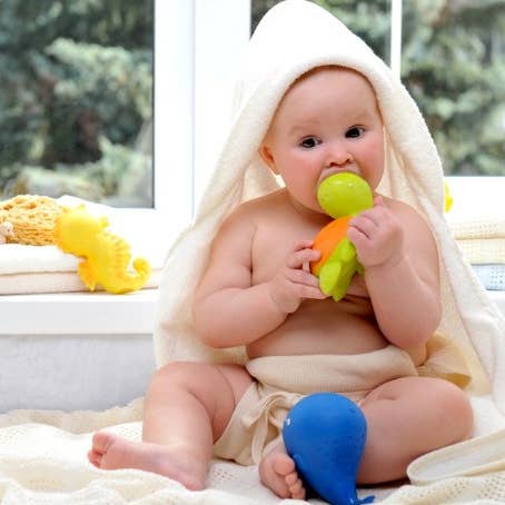 CaaOcho Natural Rubber Toys - Wholesale Bath toy – Baby - Natural Rubber Turtle Non-Toxic Bath Toy, Mold-free design5