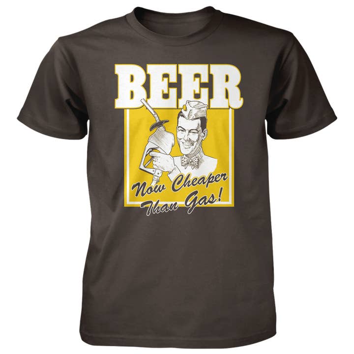 Günstiger als Benzin - 4,5 oz Baumwoll-T-Shirt für den Großhandel von Jester Clothing Company