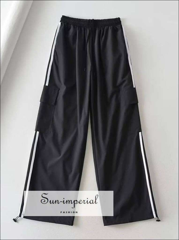 Sun Imperial - Wholesale Tracksuit - Women's - Women Striped Training Tracksuit Set With Double Zip Jacket5