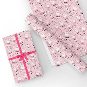 Candy Glitter Ribbon w/ Chenille Edge - Pink 2.5 x 10yd