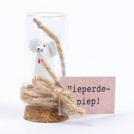 Hip hurra mus i klokke for engroshandel hos Sidedish Cards