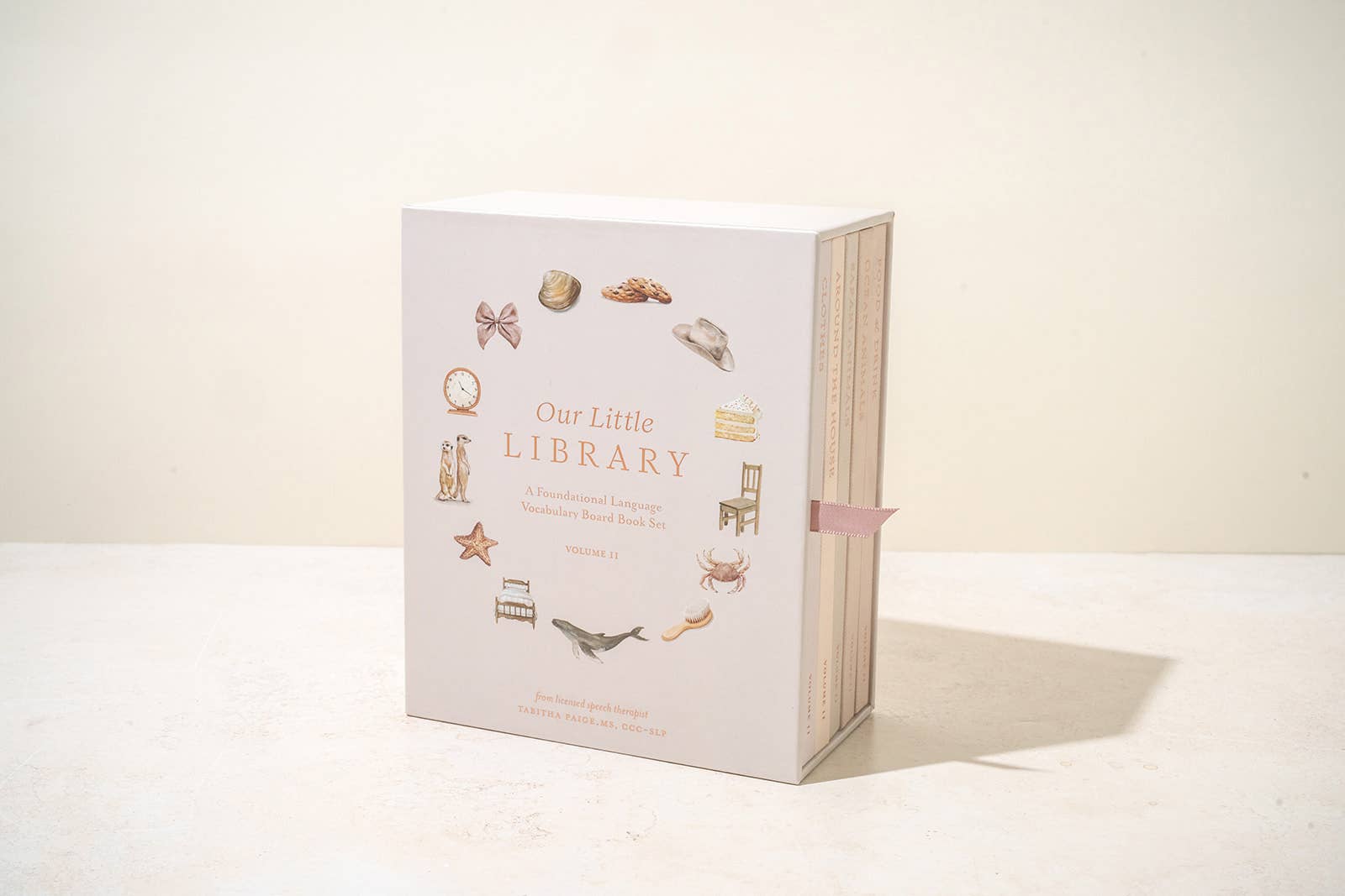 Paige Tate & Co. – wholesale Baby- och småbarnsbok (0–2) – Vårt lilla bibliotek Vol. 2 (5 böcker i kartong)7