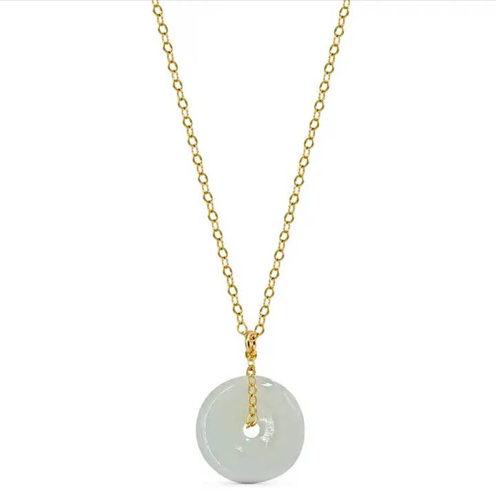 Human Design Studios - Wholesale Pendant/Charm Necklace - Jade Medallion Necklace