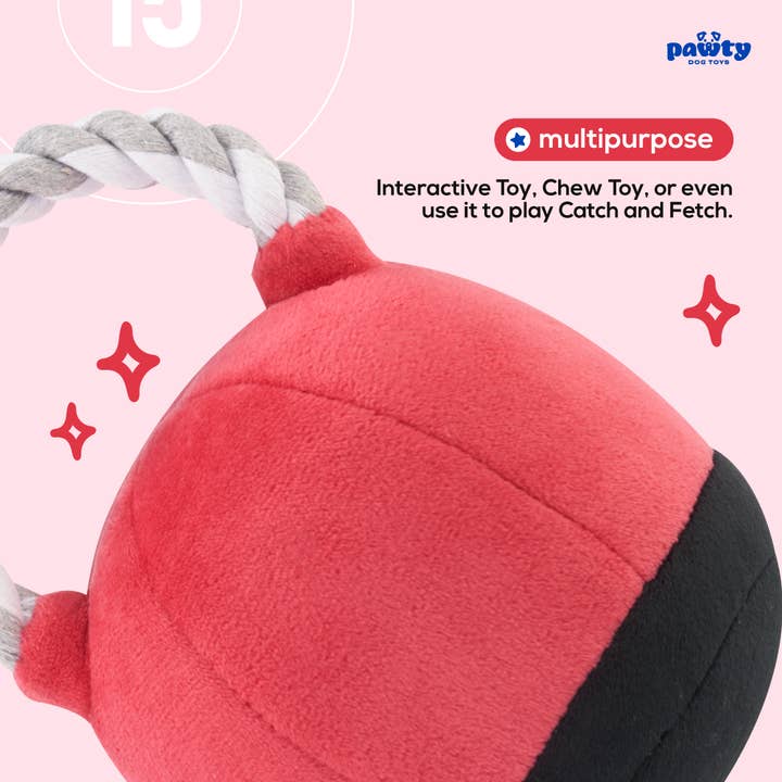 PAWTY Dog Toys – Großhandel Haustier-Seilspielzeug – Hund – Interaktives Spielzeug Kettlebell Tug Rope3
