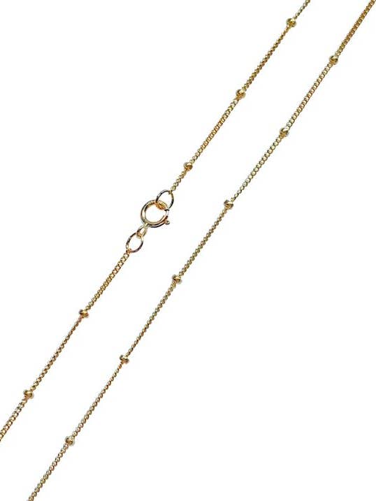 14K Gold Filled or Sterling Silver Satellite Chain for wholesale by Treisi
