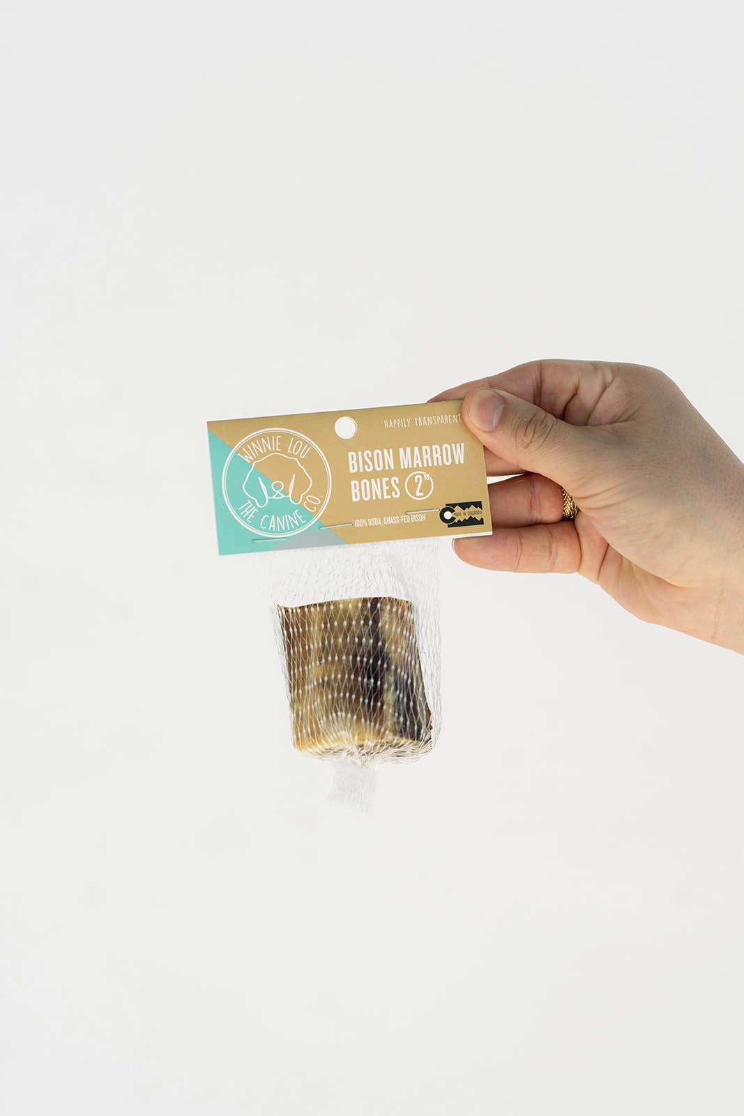 Winnie Lou - Wholesale Pet Treats - Dog - Bison Marrow Bone - 2"3