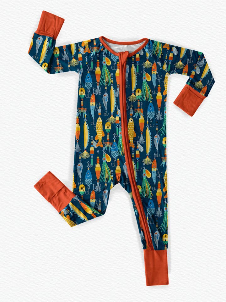 Devin Zippy Romper for wholesale by Bailey Baby Co.