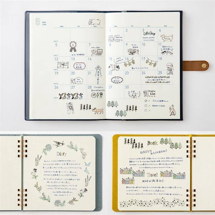 「FUNJI」In Japan - Wholesale Rubber/Decorative Stamp - MIDORI Paintable Rotating Stamp To-Do List Gift6