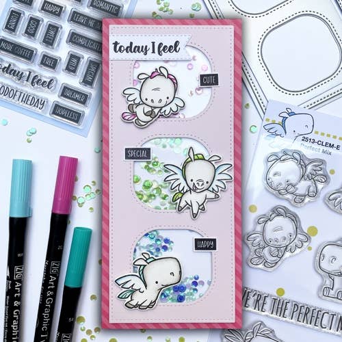 Impronte D'Autore - Wholesale Decoratieve stempel - Perfect Mix transparante polymeren stempels1