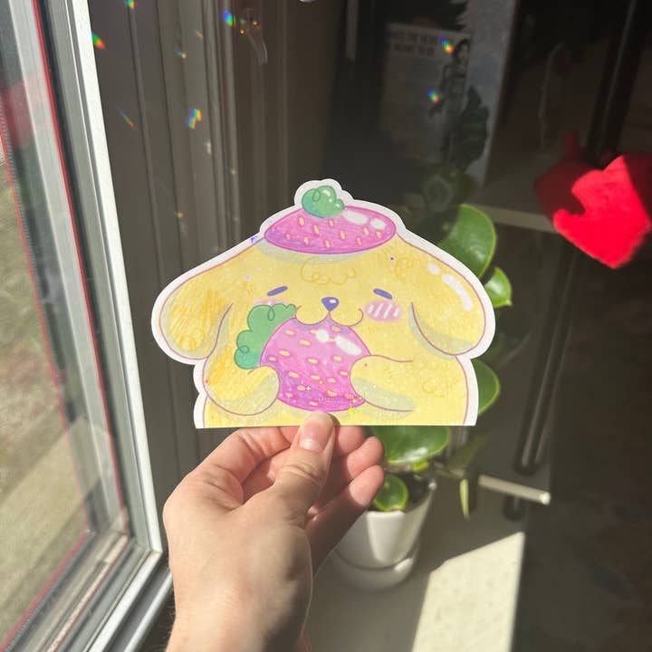 Uni & Umi - Wholesale Sticker - Kawaii Dog Peeker Sticker | Car Weatherproof Decal