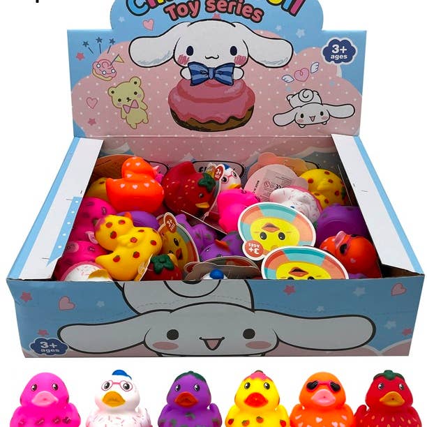 Z-A2.2 TOY1150-001 Rubber Eendjes 6cm - 24st in Di voor wholesale door Menga Trading