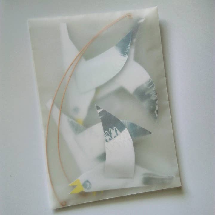 Esther Kent Design – wholesale Baby mobile – Seagulls Handmade Paper Mobile2