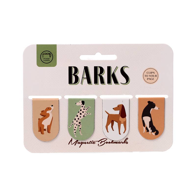 Puckator Ltd - Wholesale Bookmark - Barks Dog Magnetic Bookmark Set1