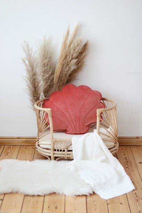 Moi Mili - Wholesale Throw/Decorative Pillow - “Coral” Velvet Shell Pillow2