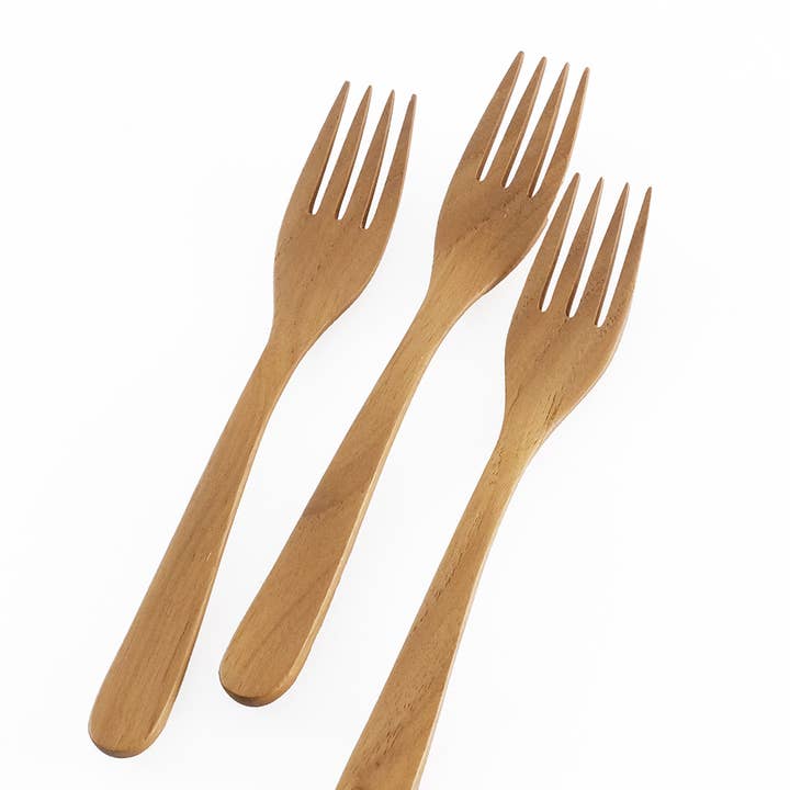 shesay - Wholesale Table fork - Dinner fork made from teakwood6