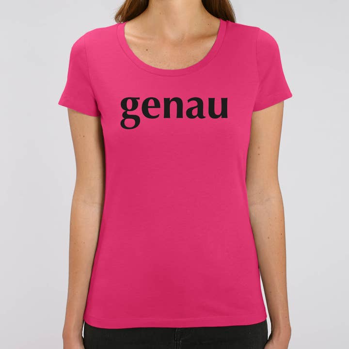 T-shirt Genau pour femme pour la vente par Meeplings | Handmade in Berlin