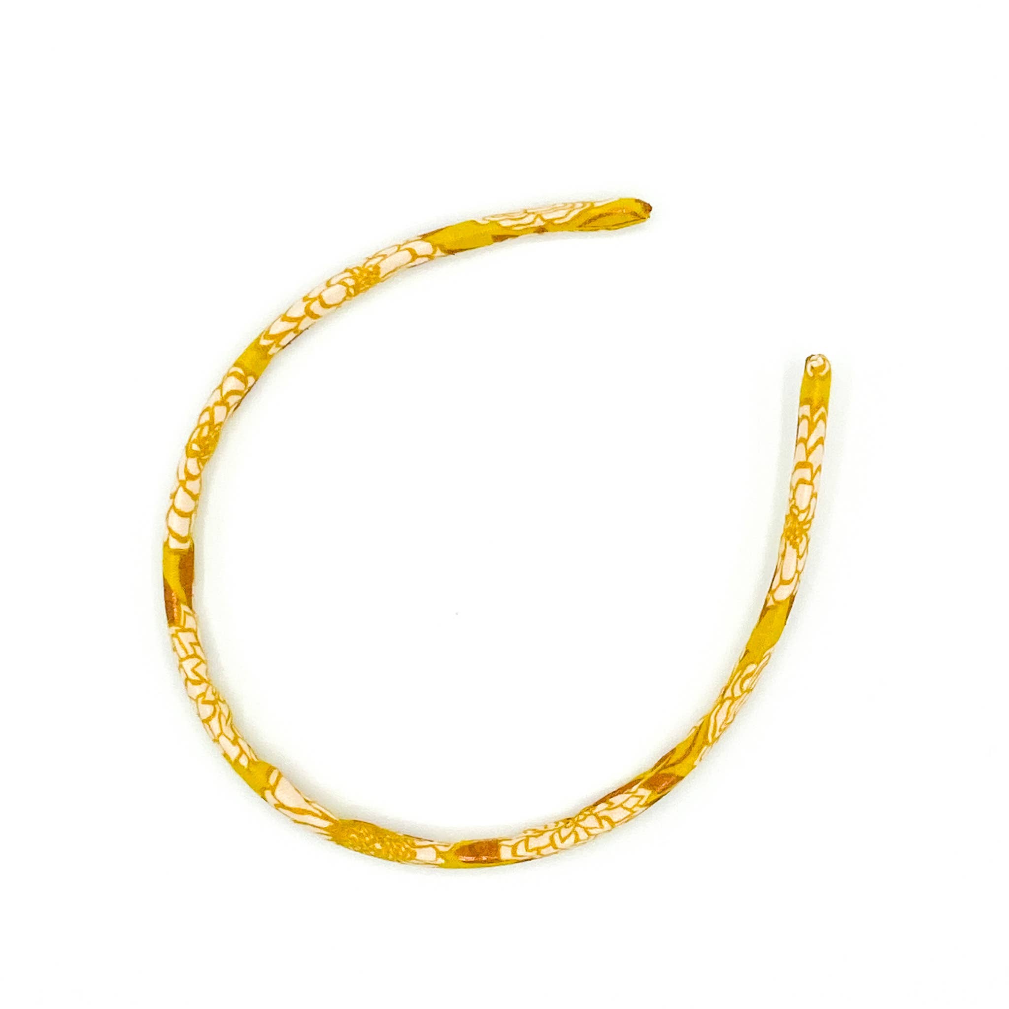 Wee Joys - Wholesale Fashion Headband - Women's - Narrow Alice Band | Metallic Floral1