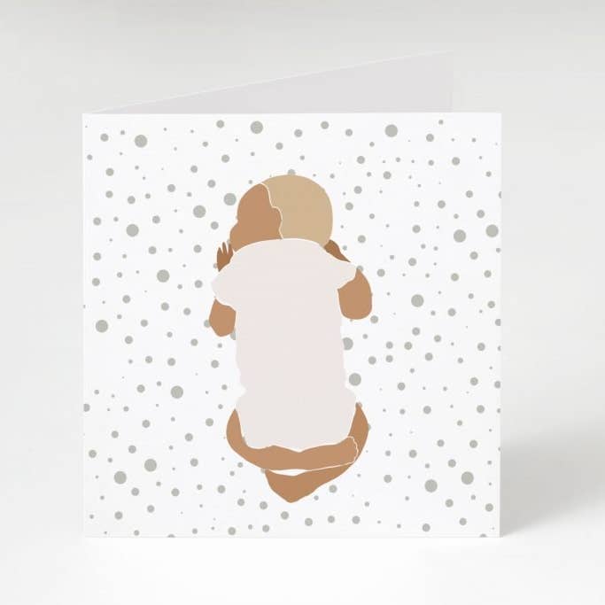 New Baby Greeting Card - Spots for wholesale by Folk + Nest™
