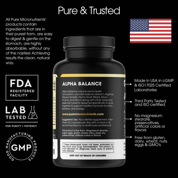 Pure Micronutrients - Wholesale Oral supplement/vitamin - Alpha Balance6