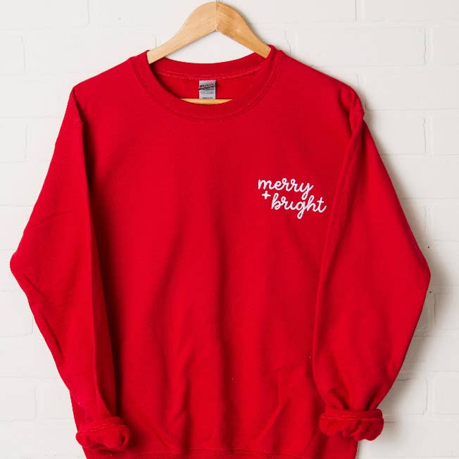 Merry & Bright broderet besætning for engroshandel hos Southern Comfort Boutique