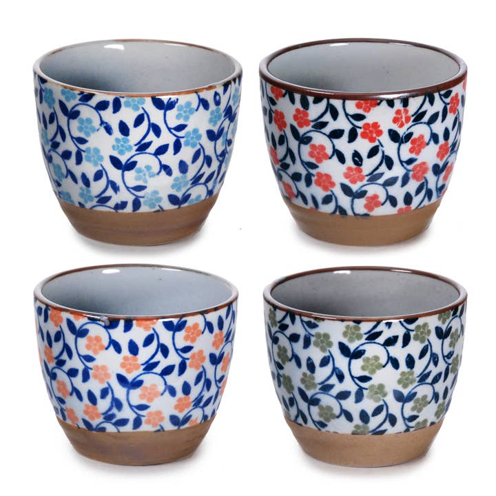GIFT SET: TEA CUP SET-KOBANA ARABESQUE JAPAN for wholesale by Fuji Merchandise Corporation