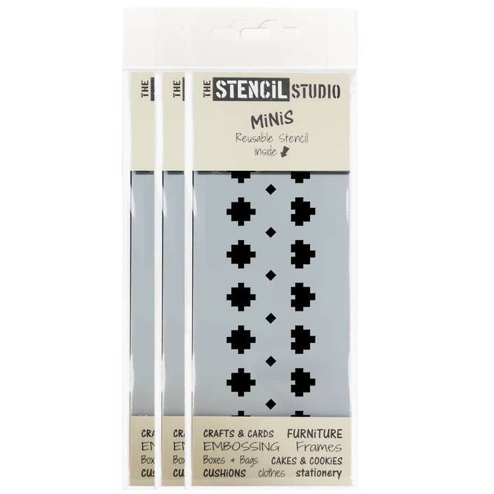 Estêncil MiniS - Estêncil Scandi Borders por atacado de The Stencil Studio
