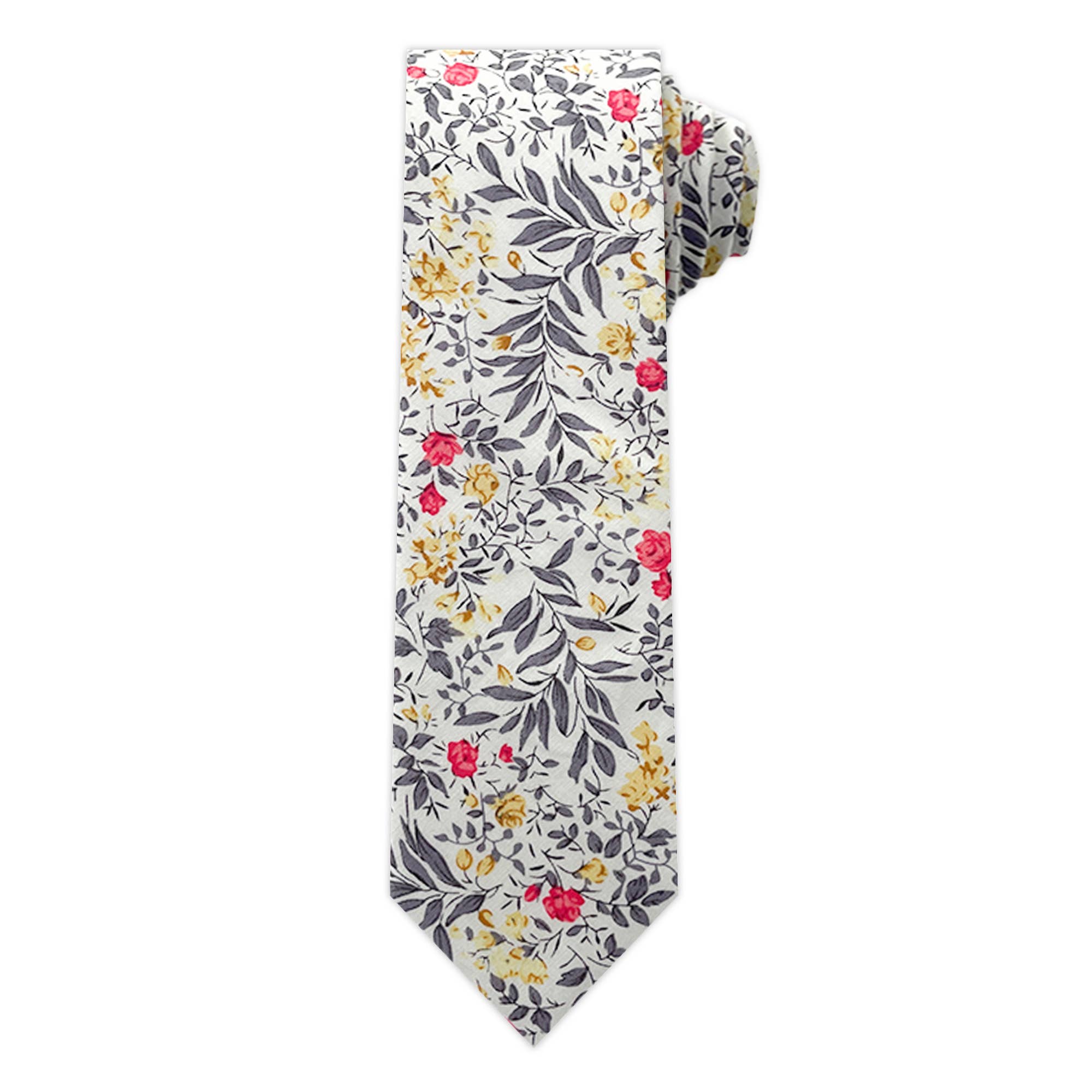 Jacob Alexander - Wholesale Necktie - Men's - Men's Tropic Bouquet Floral Tie3
