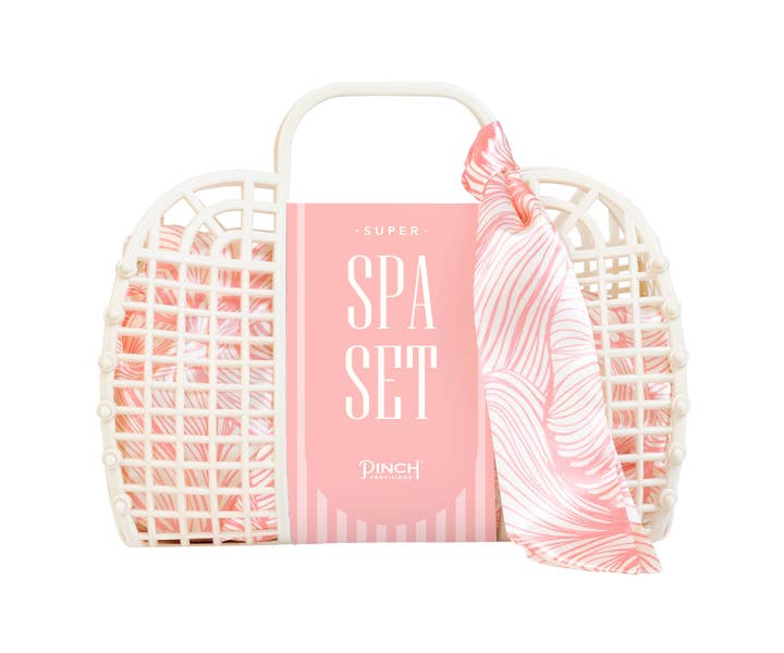 Pinch Provisions - Wholesale Bath & Body Set - Super Spa Set | Coral | Self-Care, Wellness & Mother's Day