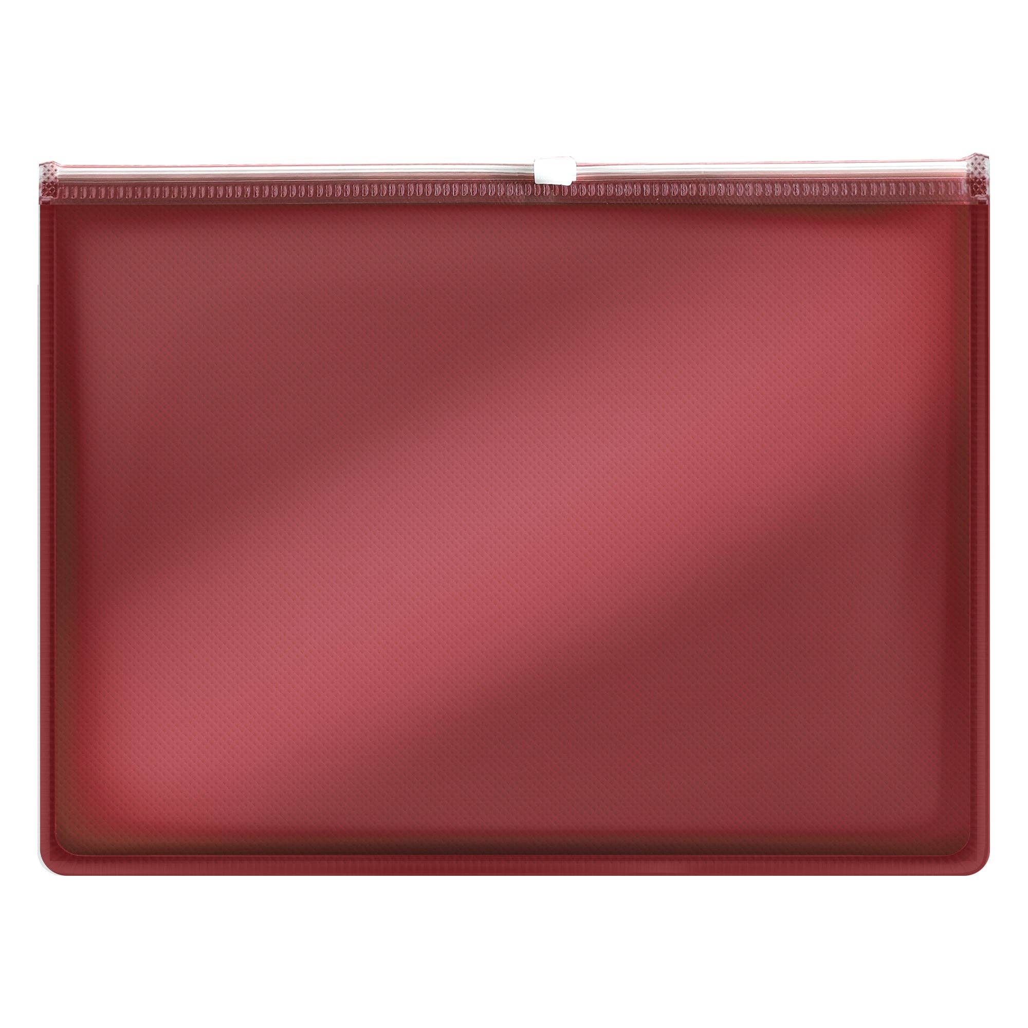 Ledsone - Wholesale Folders - 12 Pack Plastic Thick Zipper Document File Waterproof Folder ~528616