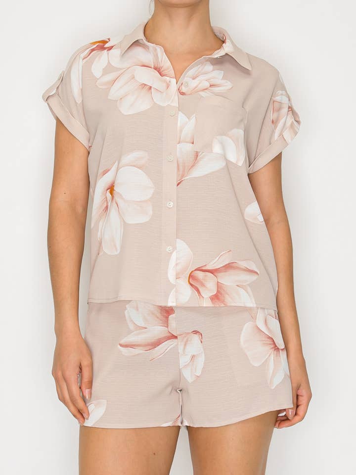 Blouse à manches courtes pour la vente par DNA Couture