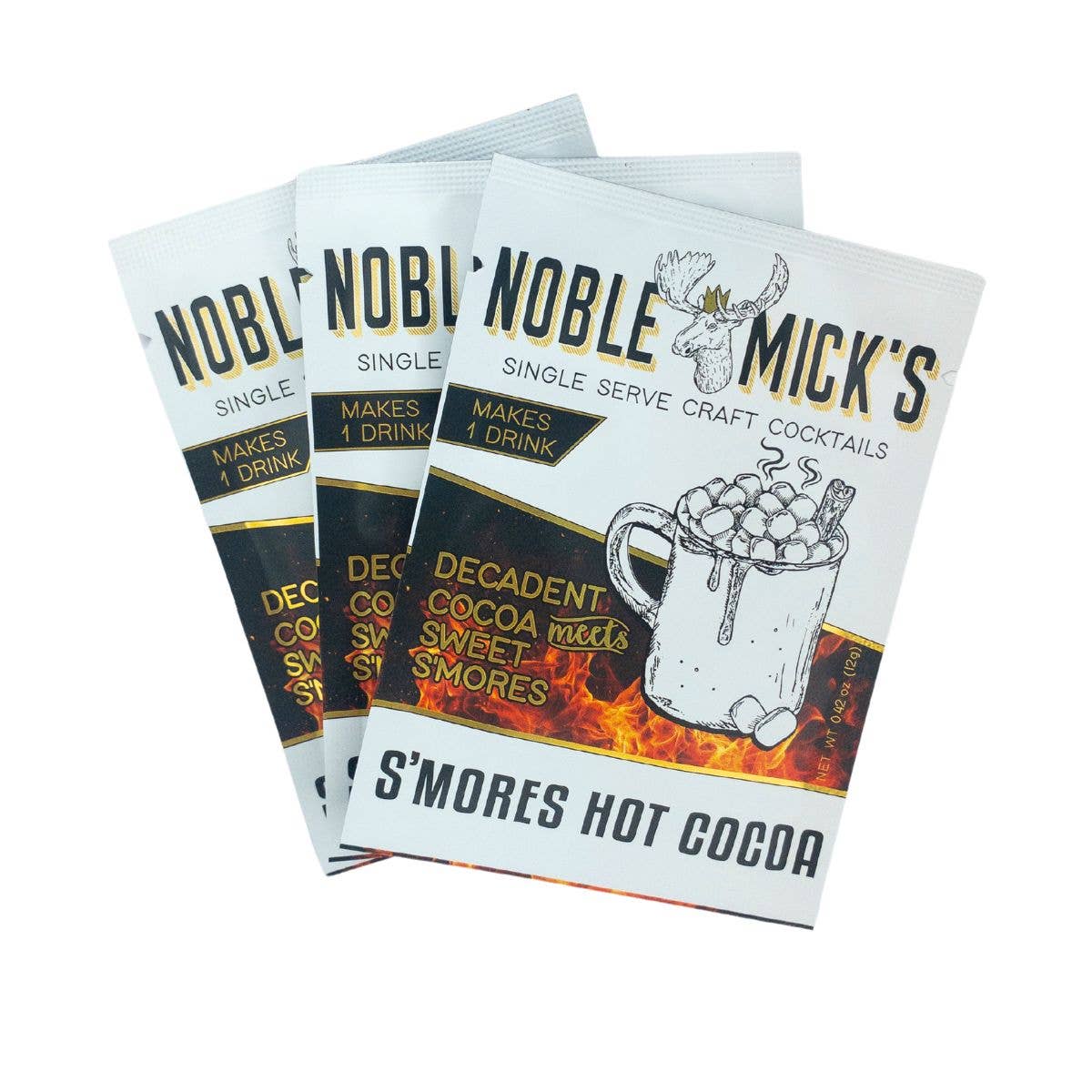 Noble Mick's - Craft Beverage Company - Wholesale Cocktail Mix/Syrup - S'mores Hot Cocoa Single Serve Craft Cocktail2