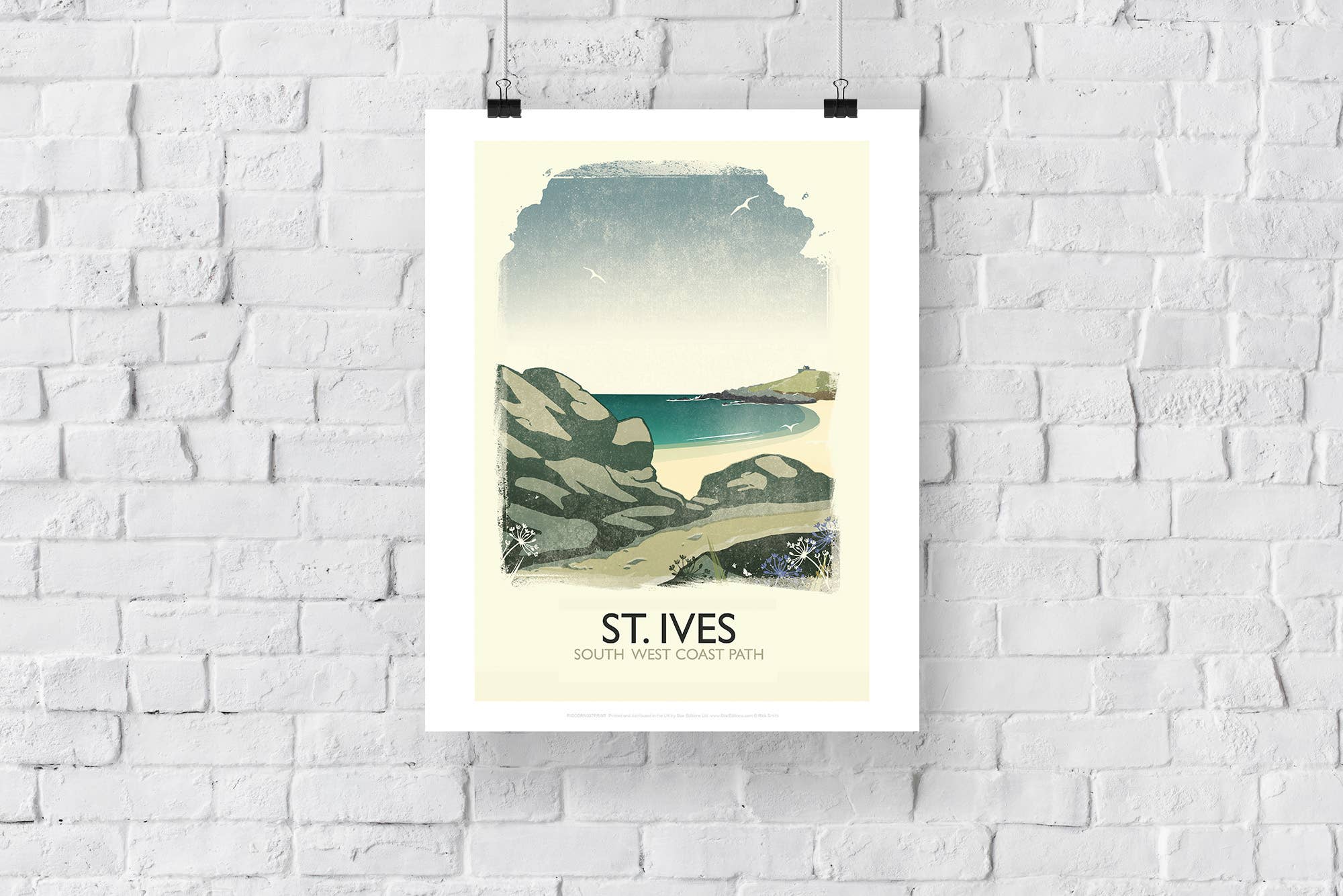 Star Editions - Wholesale Art Print - St. Ives- South West Coast Path - 11X14” Premium Art Print2