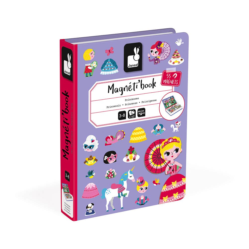 Janod - Wholesale Toy Set - Kids - Magneti'book - Princesses2