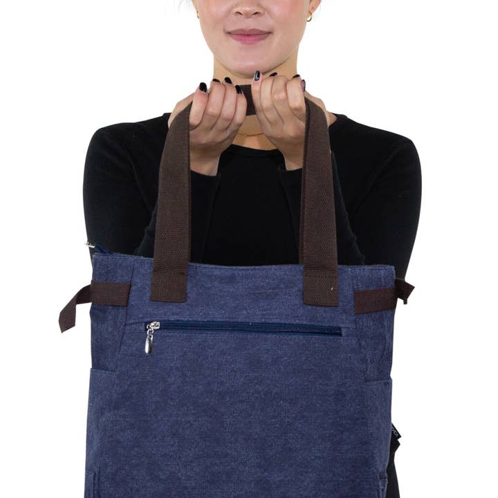 COMECO INC – wholesale Tote bag – Women's – Lovely Cats With Faux Fur And Studs Canvas Tote Bag6