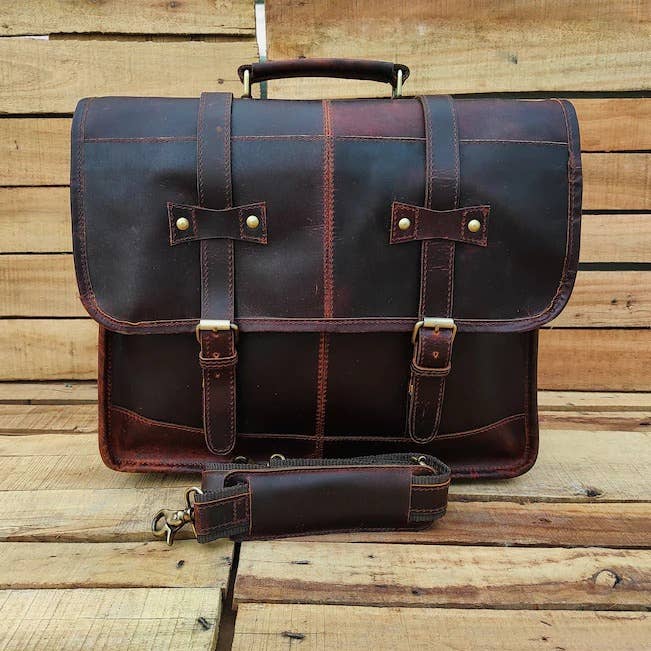 Laptop bags Satchel Bag Genuine Leather Stylish bags for Men and other Purchase Wholesale linux laptop. Free Returns & Net 60 Terms on Faire trending on Faire.