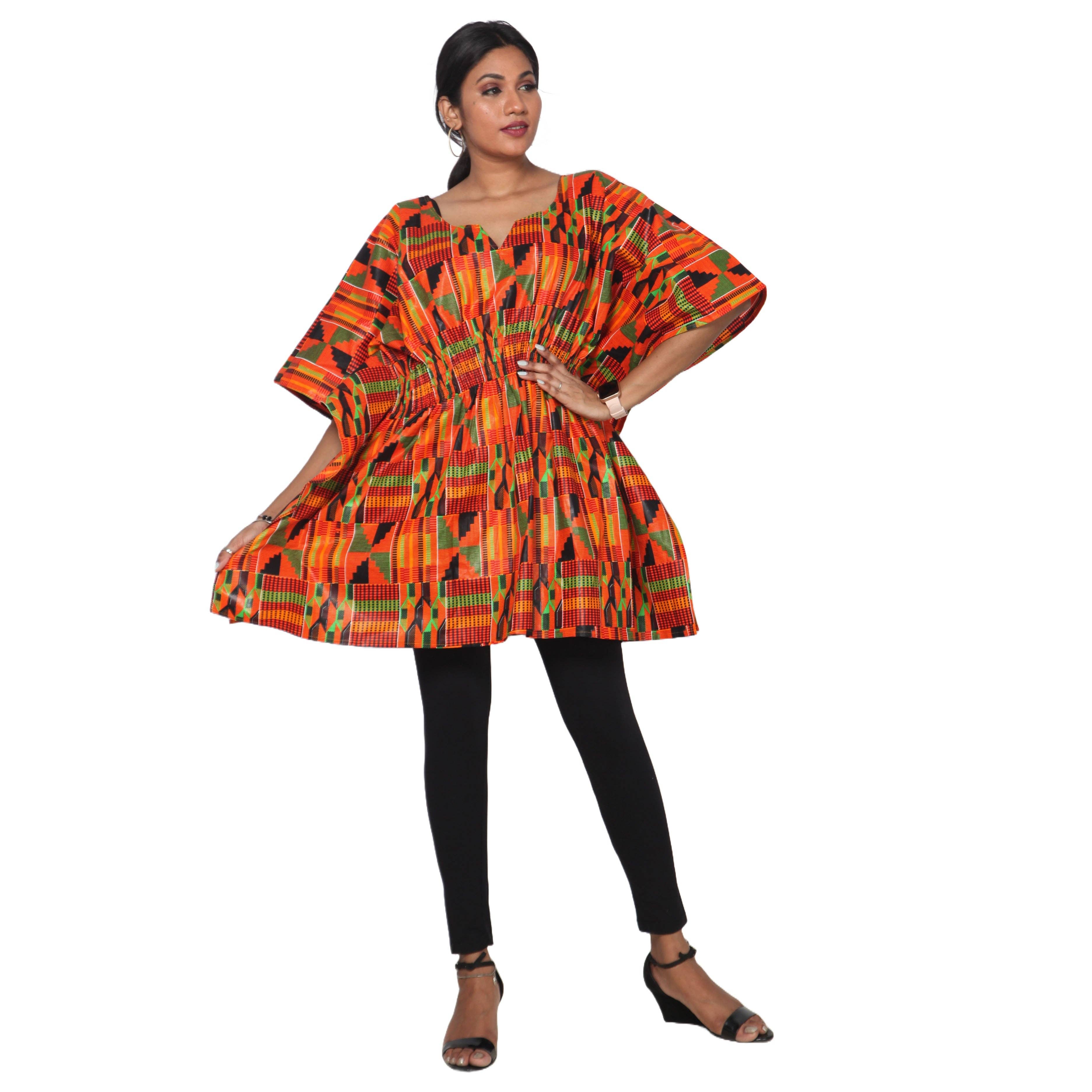 African Stars - Wholesale Kaftan - Women's - Women's Half Kaftan With Elastic Waist -- FI-P1436