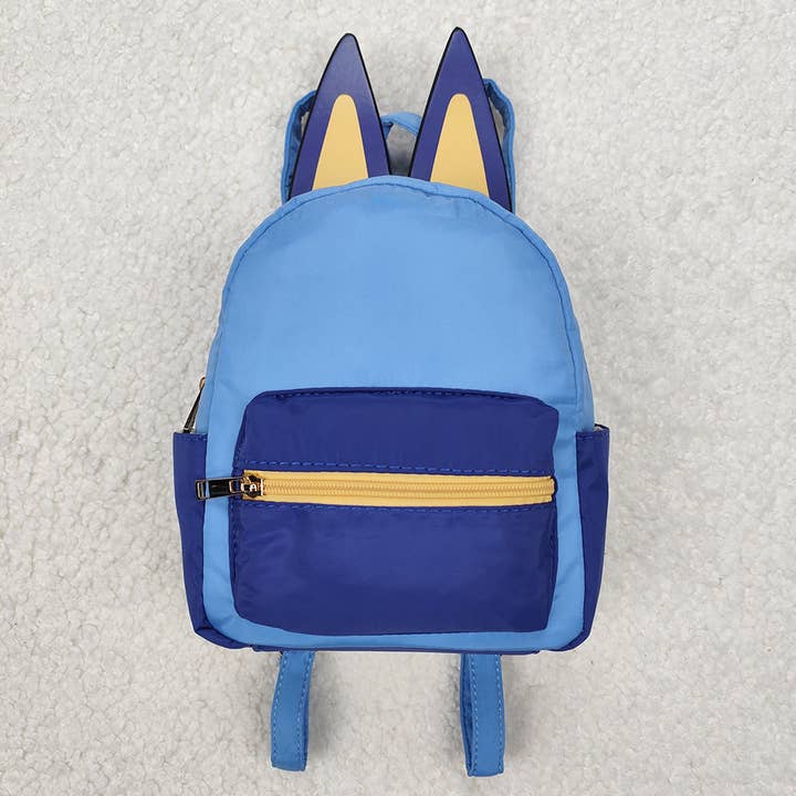 Baby Kids Cute Blue Dog Ears Backpacks Bags for wholesale by Aier Wholesale