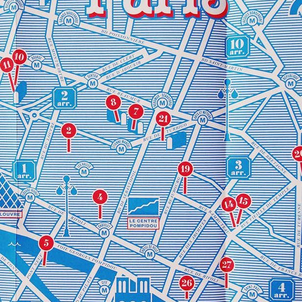 Herb Lester Associates – wholesale Bok - Vuxen – Paris: Små butiker - Frankrike Resekarta & Shopping Guide