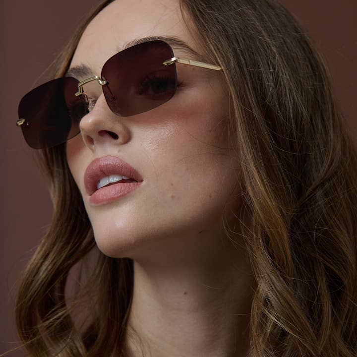 Angels Whisper Accessories - Wholesale Sunglasses – Women's - Balona Square Frameless Sunglasses