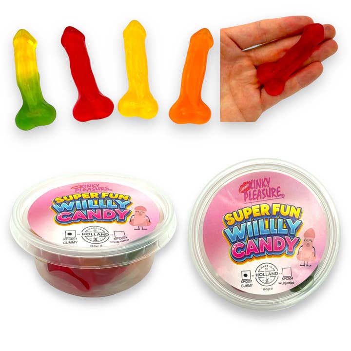 Kinky Pleasure – Großhandel Weingummi – Kinky Pleasure - KPC001 - Super Fun Willy Candy - Gummi - 150 Gramm