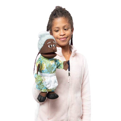 Silly Puppets - Wholesale Puppet – Kids & baby - Silly Puppets Granny, Black (14")3