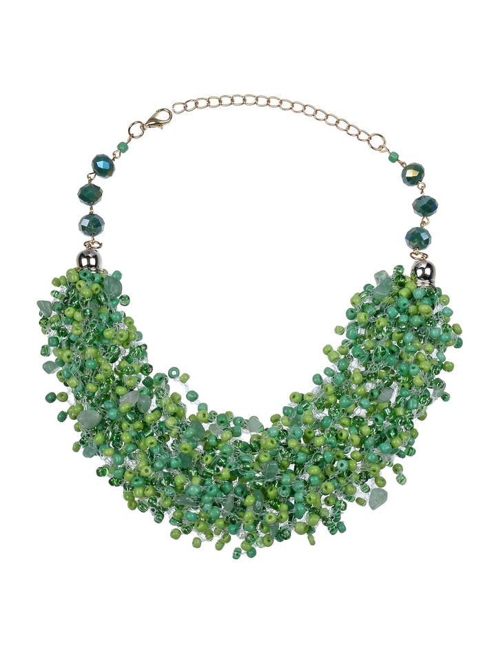 Colliers de clavicule en perles de cristal pour la vente par Ole