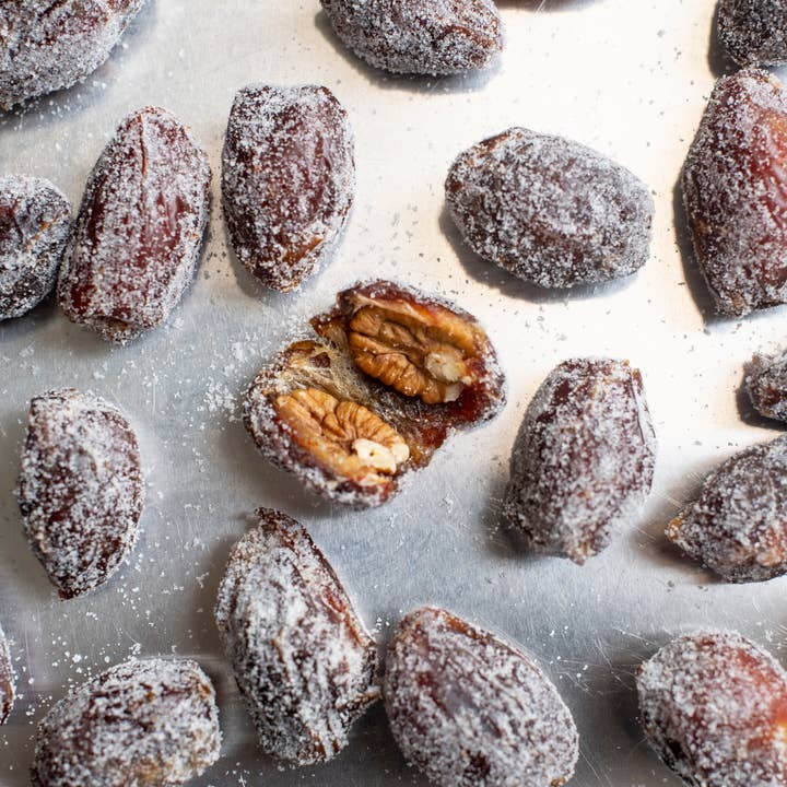 Pecan Stuffed Dates for wholesale by Yon Family Farms