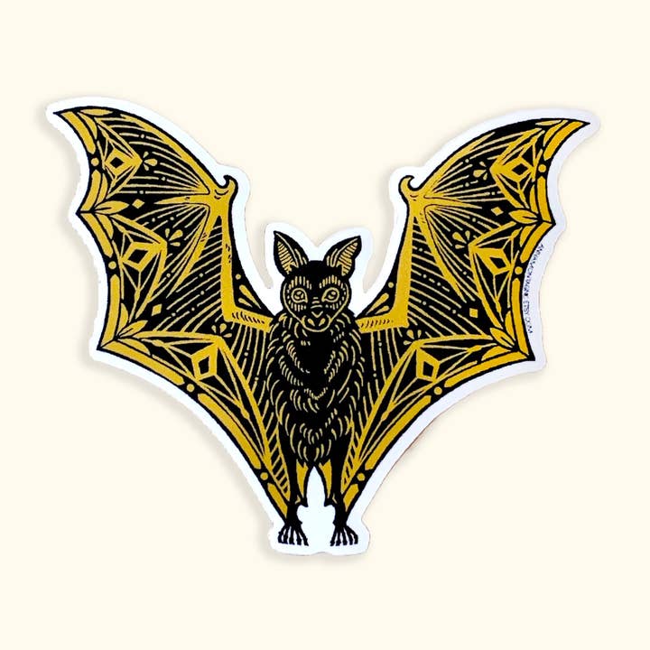 FLYING FOX STICKER for wholesale by Anna Montagne Studio