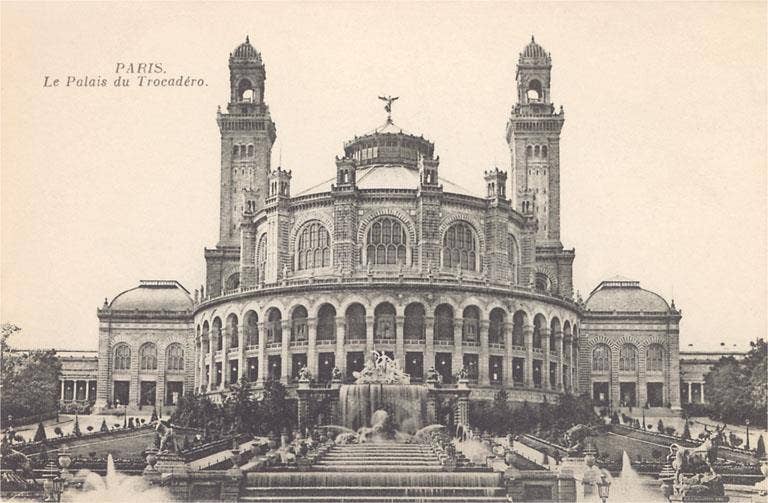 Found Image Press - Wholesale Briefpapier/indexkaartenset - Wenskaart PS-233 Trocadero0